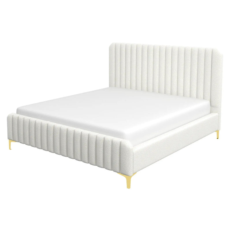 Valery - Upholstered Platform Bed by HouseOfZazla