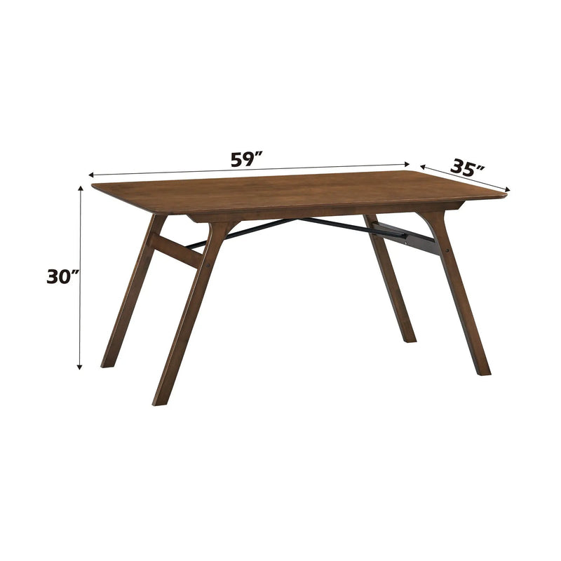 Kaela Walnut Dining Table by HouseOfZazla
