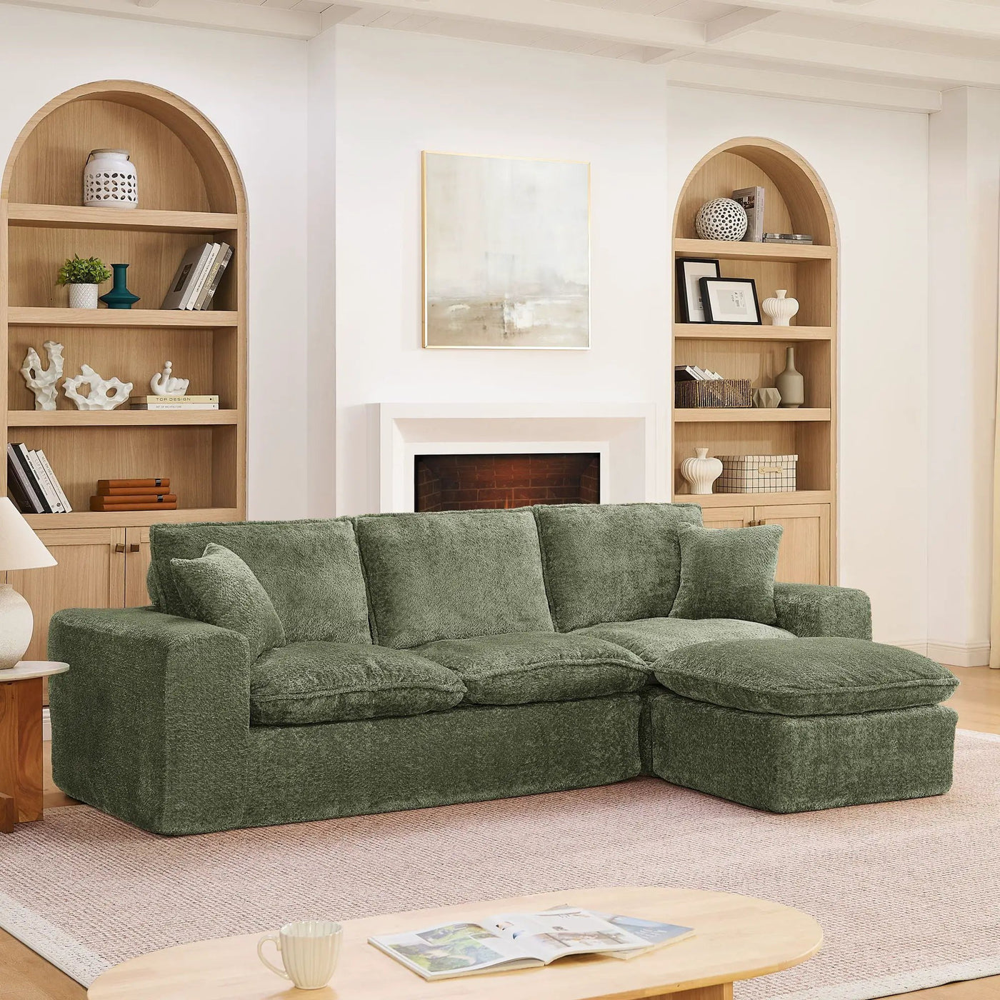 Sectional Sofa With Moveable Ottoman by HouseOfZazla