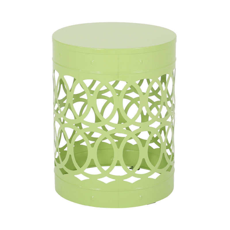 Outdoor Metal Large End Table, Modern Design by HouseOfZazla