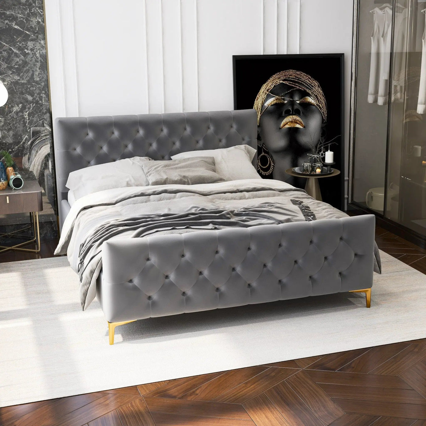 Bailey - Elegant Design Bed by Unique Piece Furniture