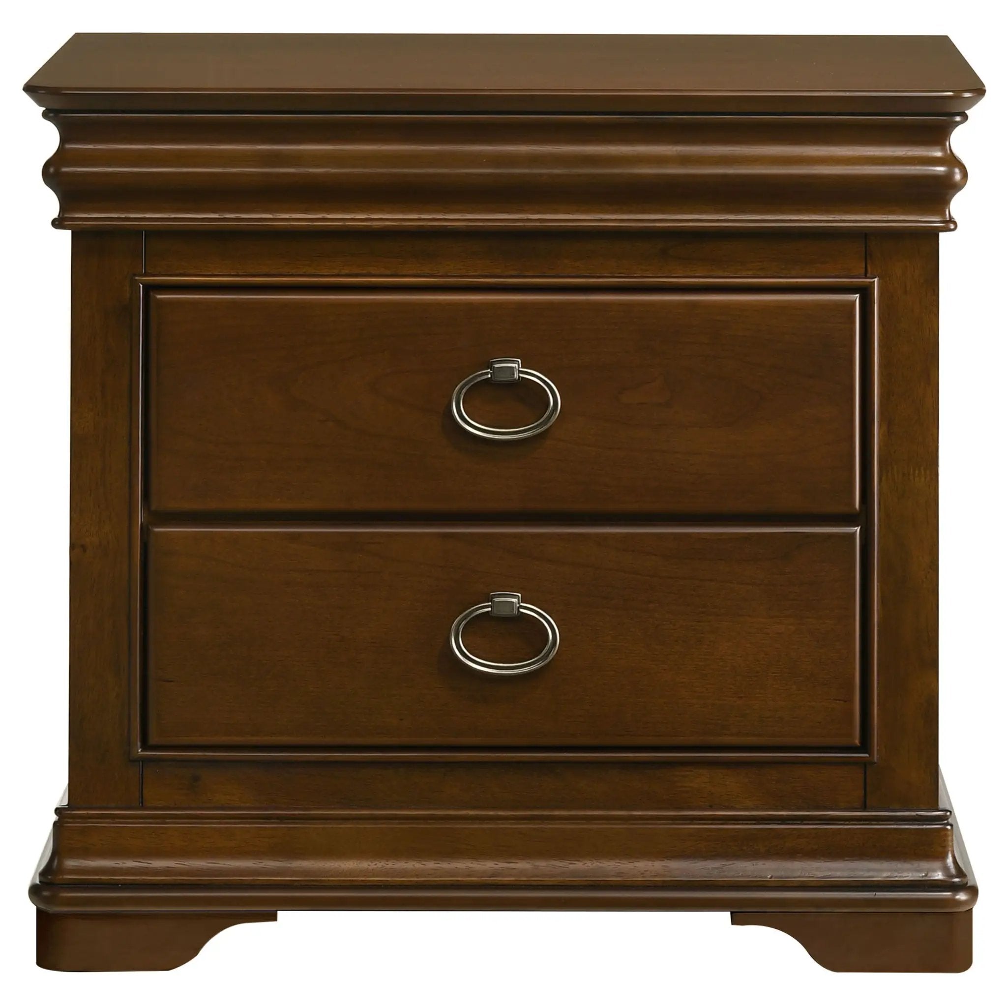 Garland 3-drawer Nightstand Bedside Table Brown Cherry by Unique Piece Furniture