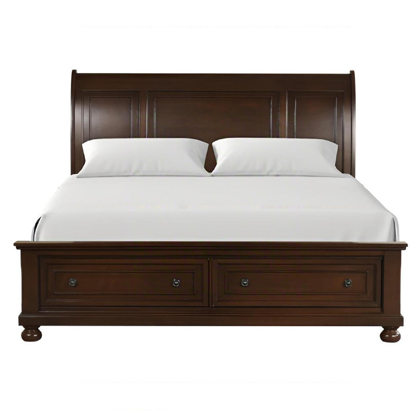 Meade - Sleigh Bed by HouseOfZazla