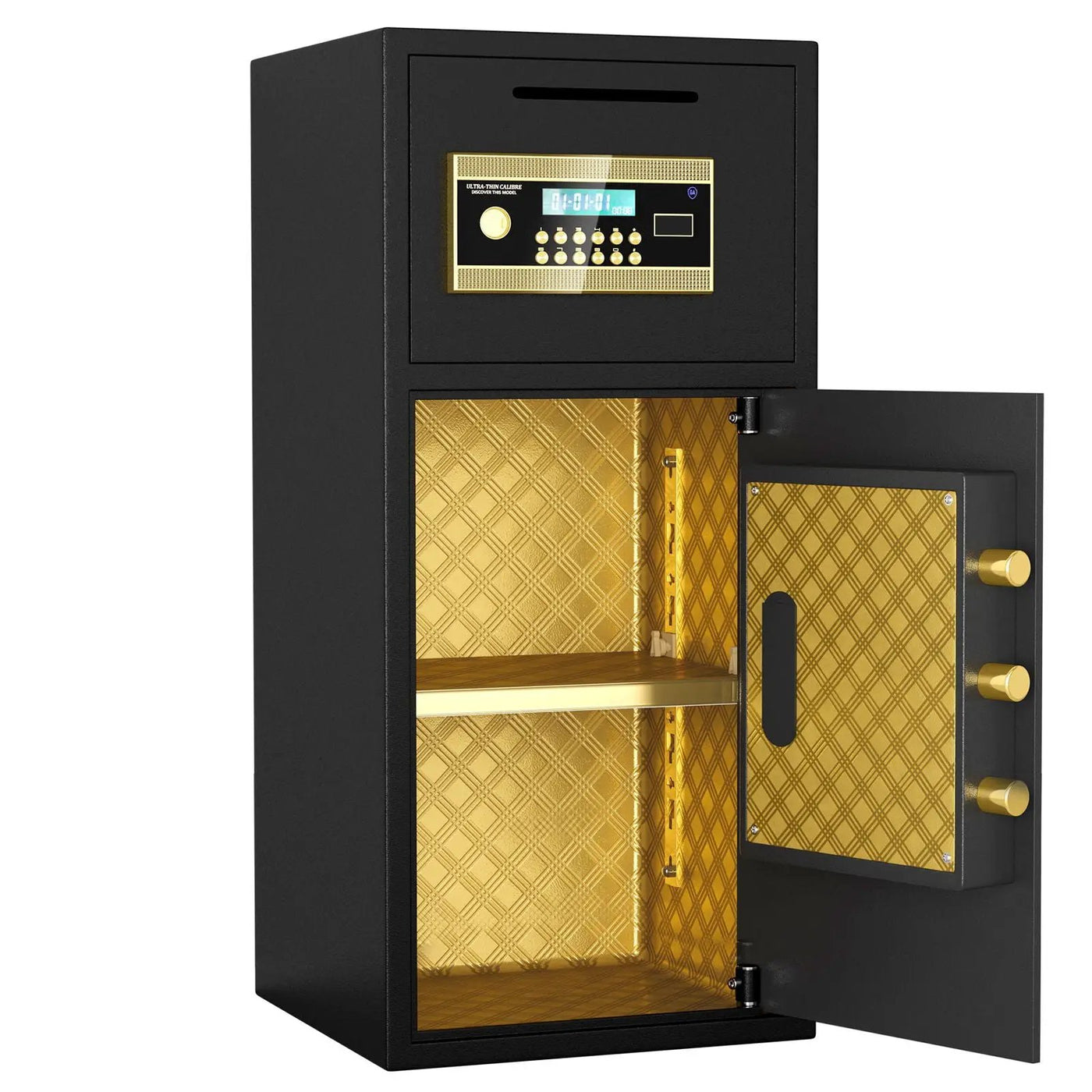Large Double Door Coin Operated Safe, Digital Security Safe With Fireproof And Waterproof Bag by HouseOfZazla