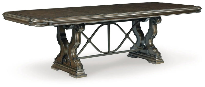 Maylee - Dining Extension Table - Dark Brown by Unique Piece Furniture