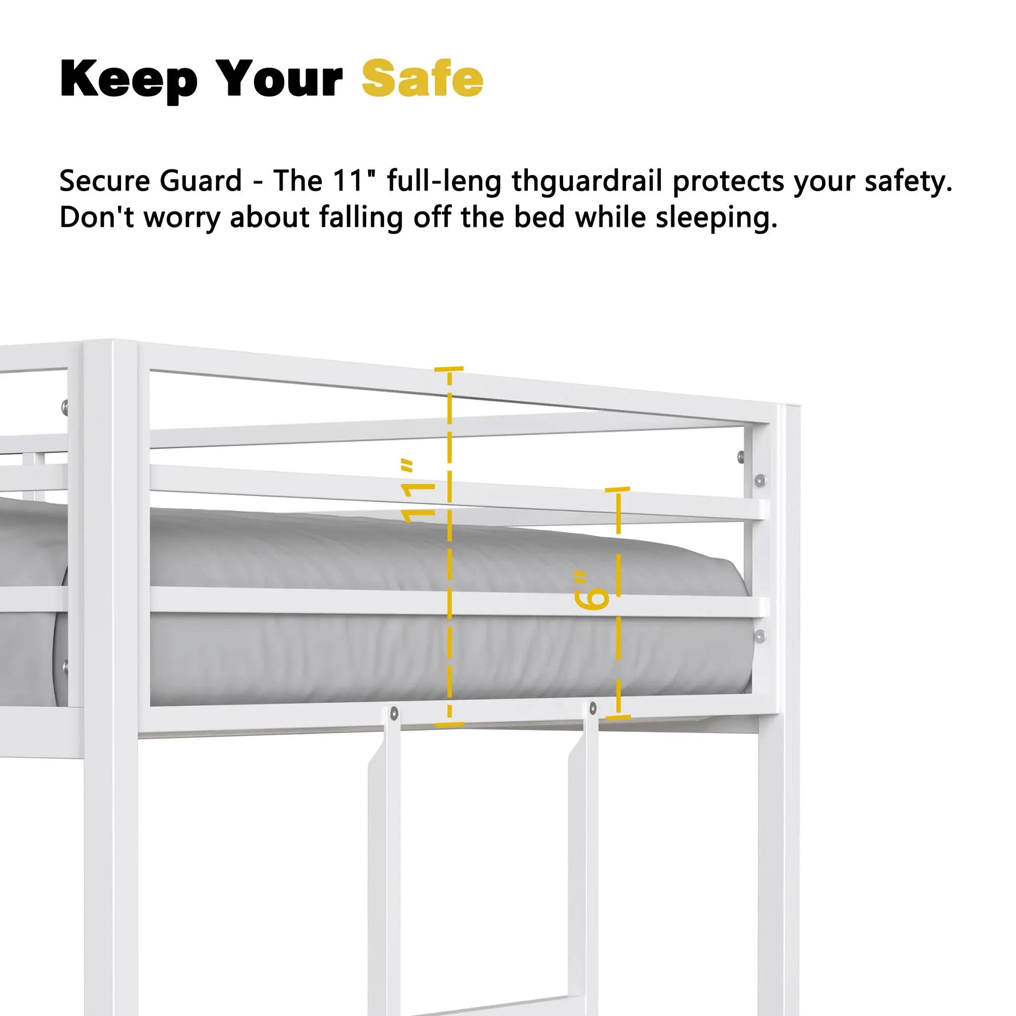 Adam - Metal Bunk Bed by HouseOfZazla