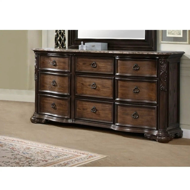 9 Drawers Dresser - Brown / Coffee by Unique Piece Furniture