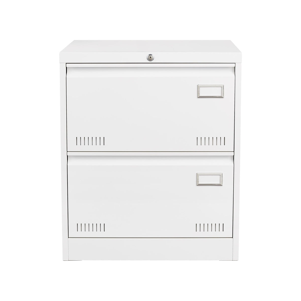 Locking Metal Filing Cabinet 3 Drawer - Multiple Sizes, Black or White, photo 13 of 24