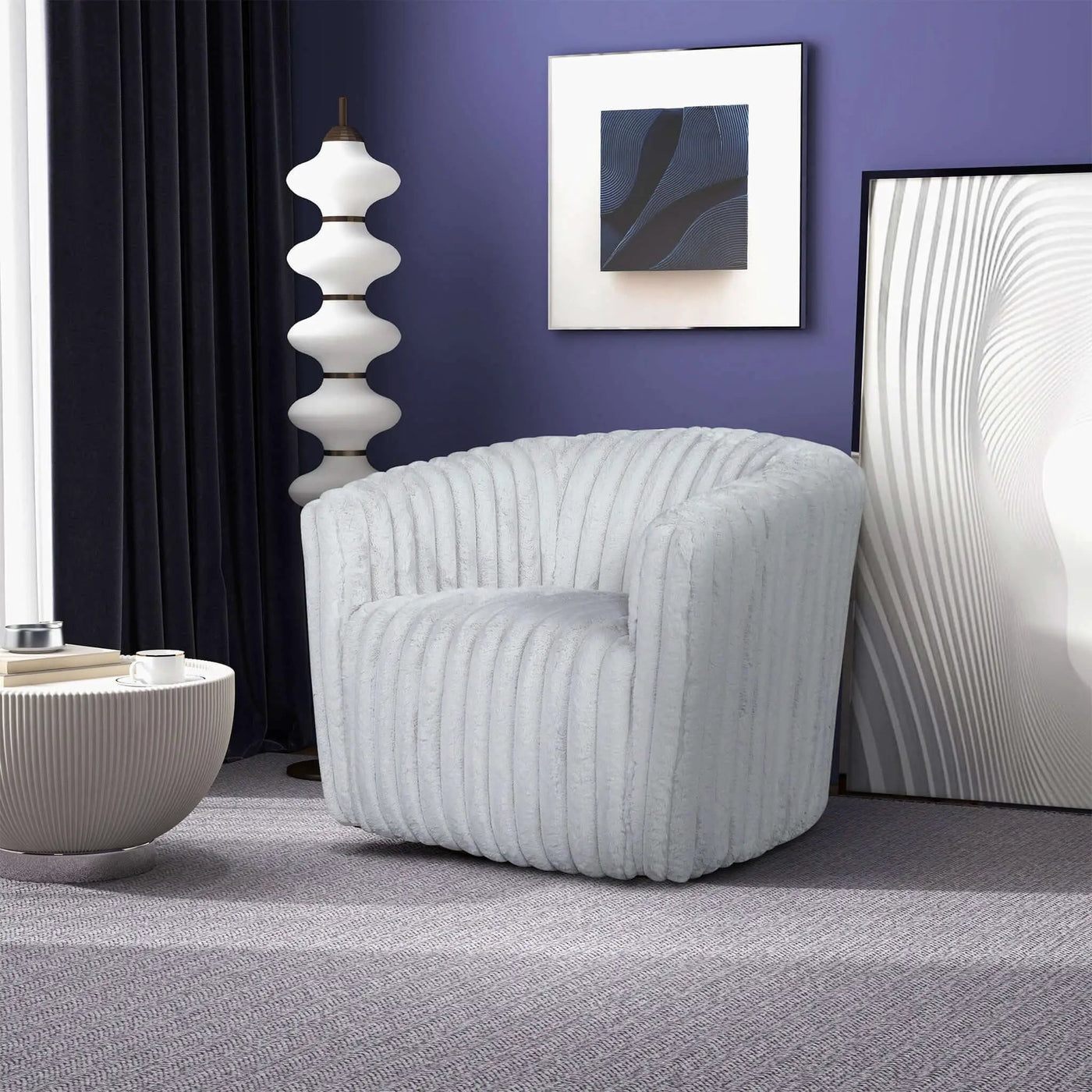 Mira - Modern Comfort Swivel Chair by HouseOfZazla