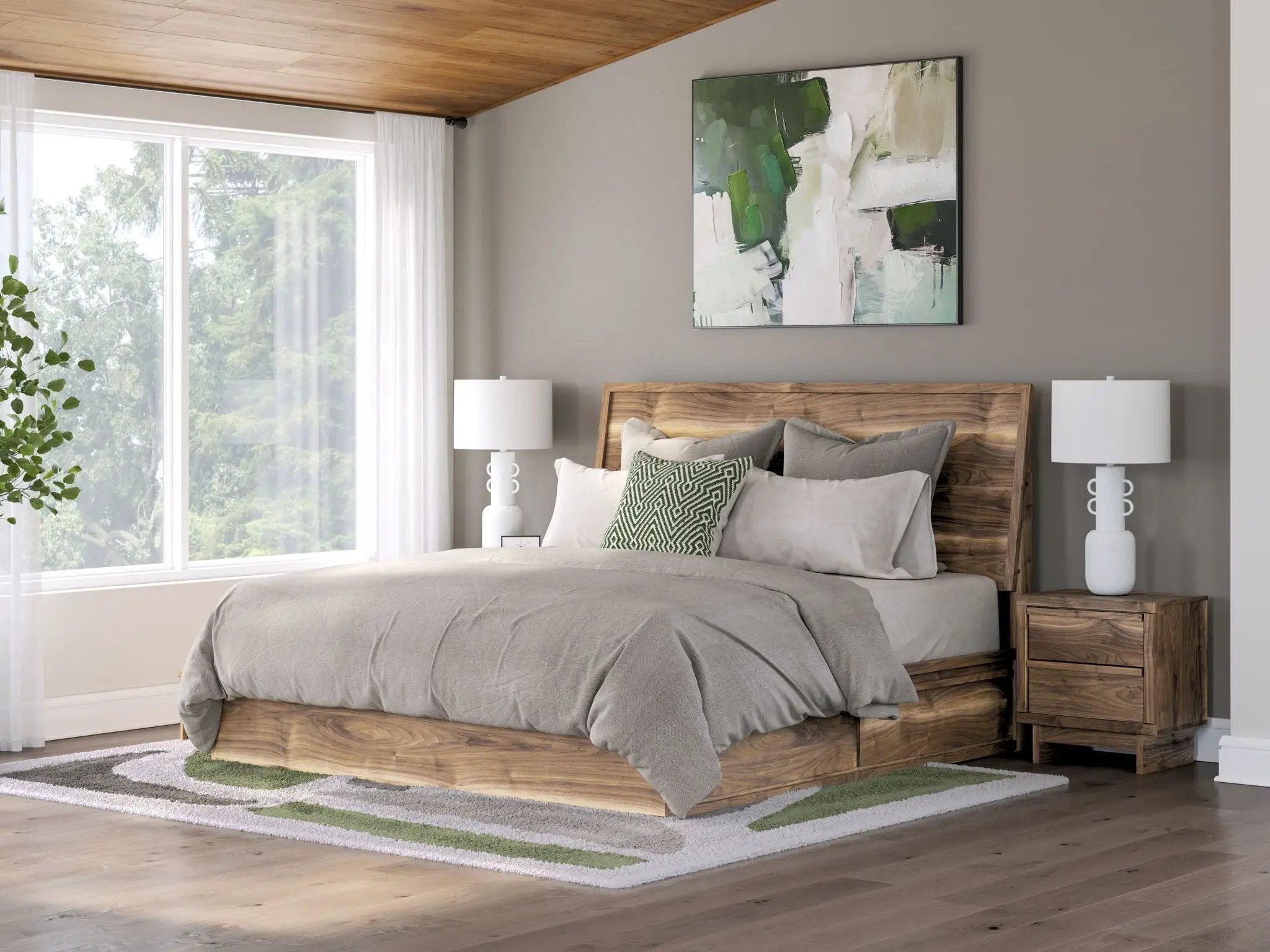 Chirason - Panel Bed With Storage by Unique Piece Furniture