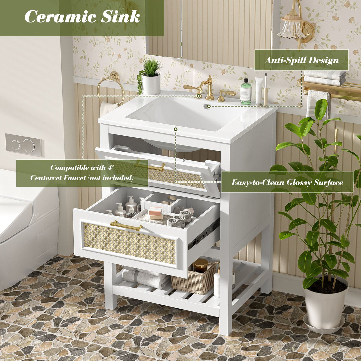 Modern Bathroom Vanity With Integrated Sink, photo 15 of 31