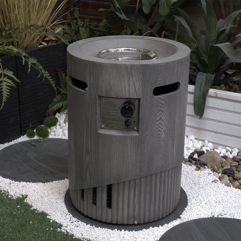 32000 BTU Round Outdoor Gas Fire Pit, photo 4 of 10