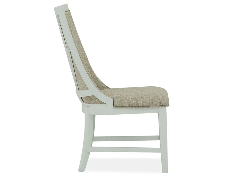 Heron Cove - Upholstered Host Side Chair (Set of 2) - Chalk White by Unique Piece Furniture