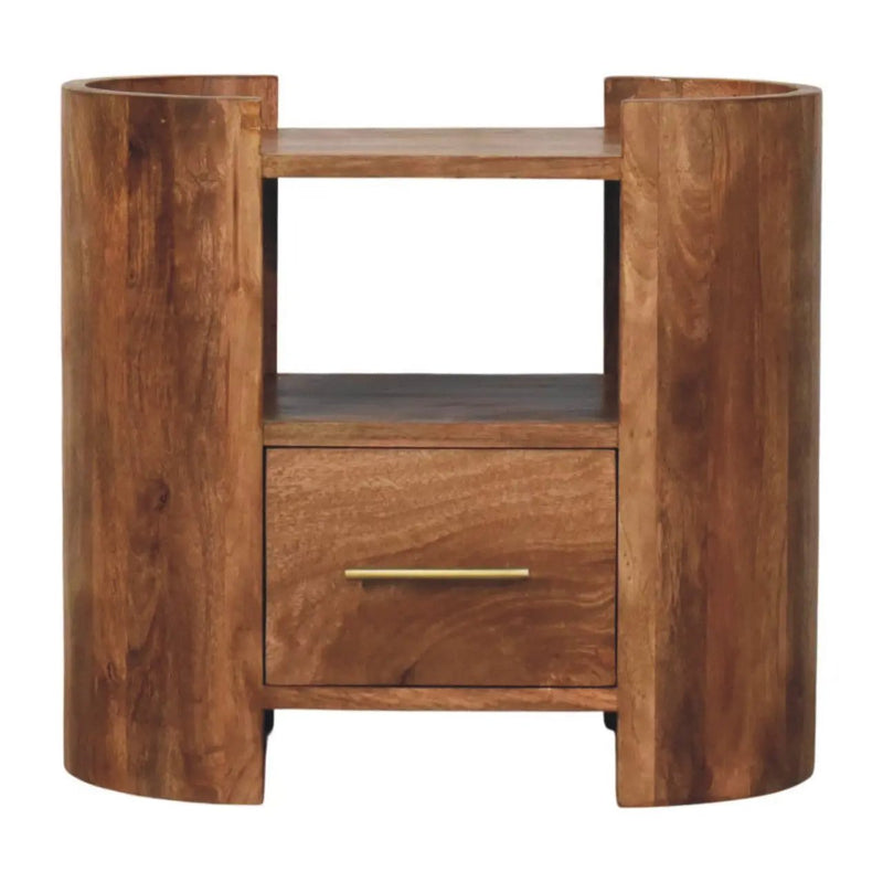 Solid Wood Valencia Sculpted Bedside by HouseOfZazla