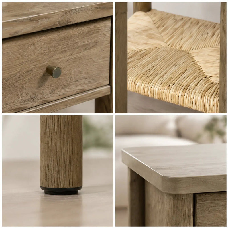 Antique Round-Corner Table by HouseOfZazla