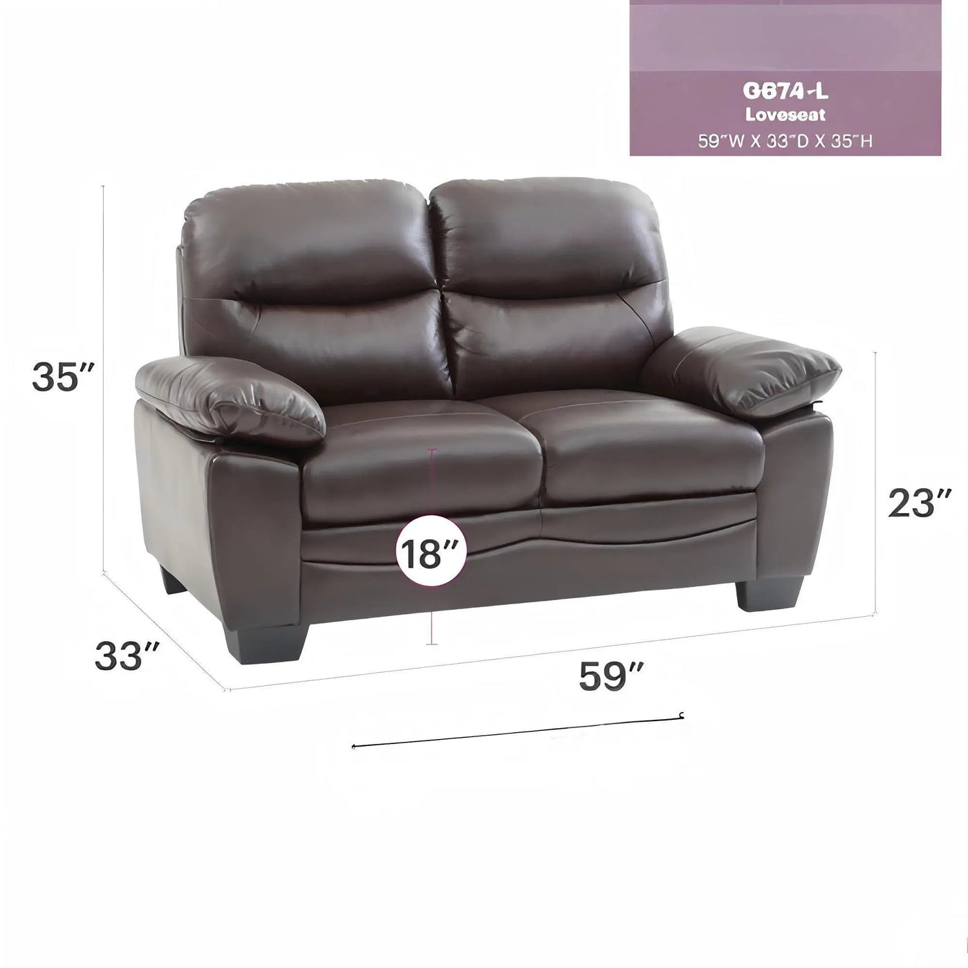 Marta - Loveseat by Unique Piece Furniture
