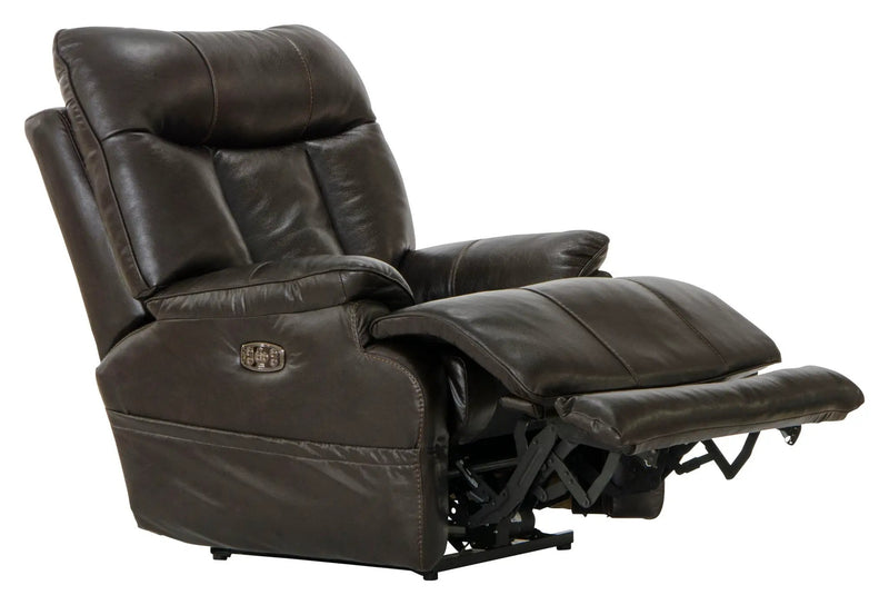 Naples - Power Headrest With Lumbar Power Lay Flat Recliner by Unique Piece Furniture