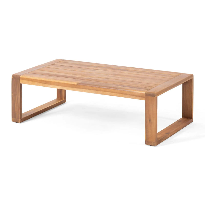 Paloma Contemporary Loveseat and Coffee Table Set with Weather Resistant Cushions by HouseOfZazla