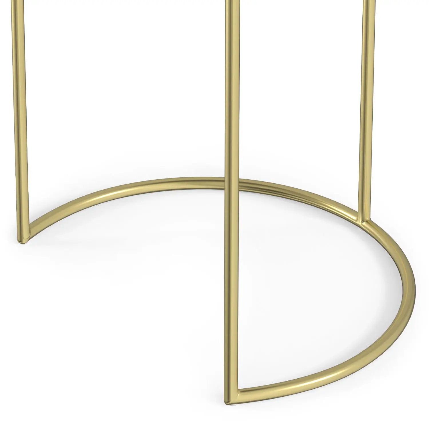 Ashley - 2 Piece Nesting Table - Gold by Unique Piece Furniture