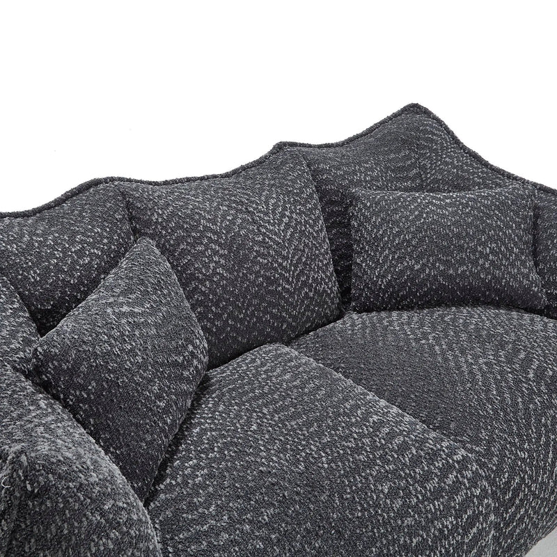 Comfortable Dual Beanbag Chair With High Resilience Foam Core For 2 People by HouseOfZazla