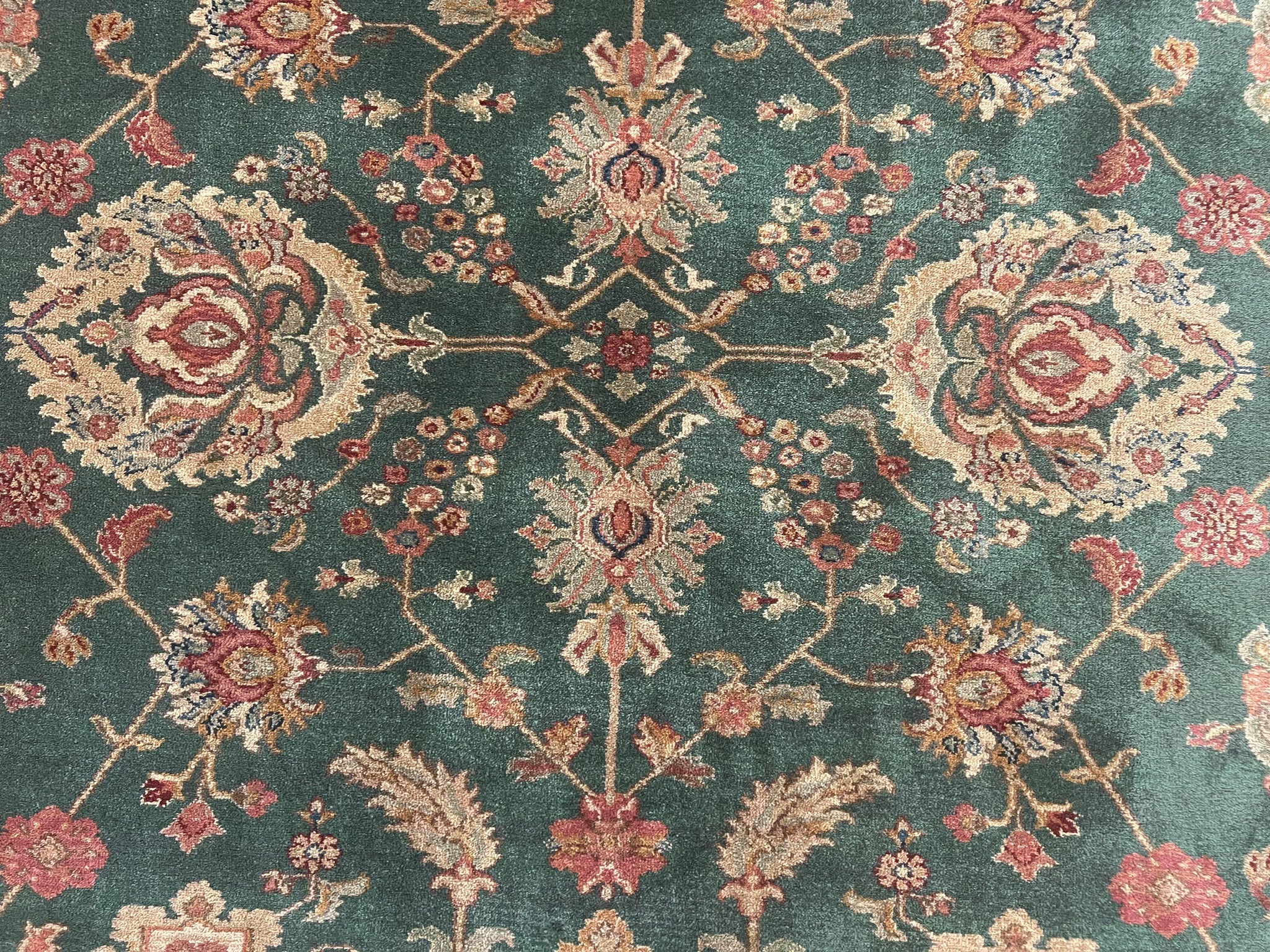 Karastan Rug 8.8 x 10 Samovar Teawash Agra #900-905, Vintage Wool Karastan Area Rug by Jewel Rugs