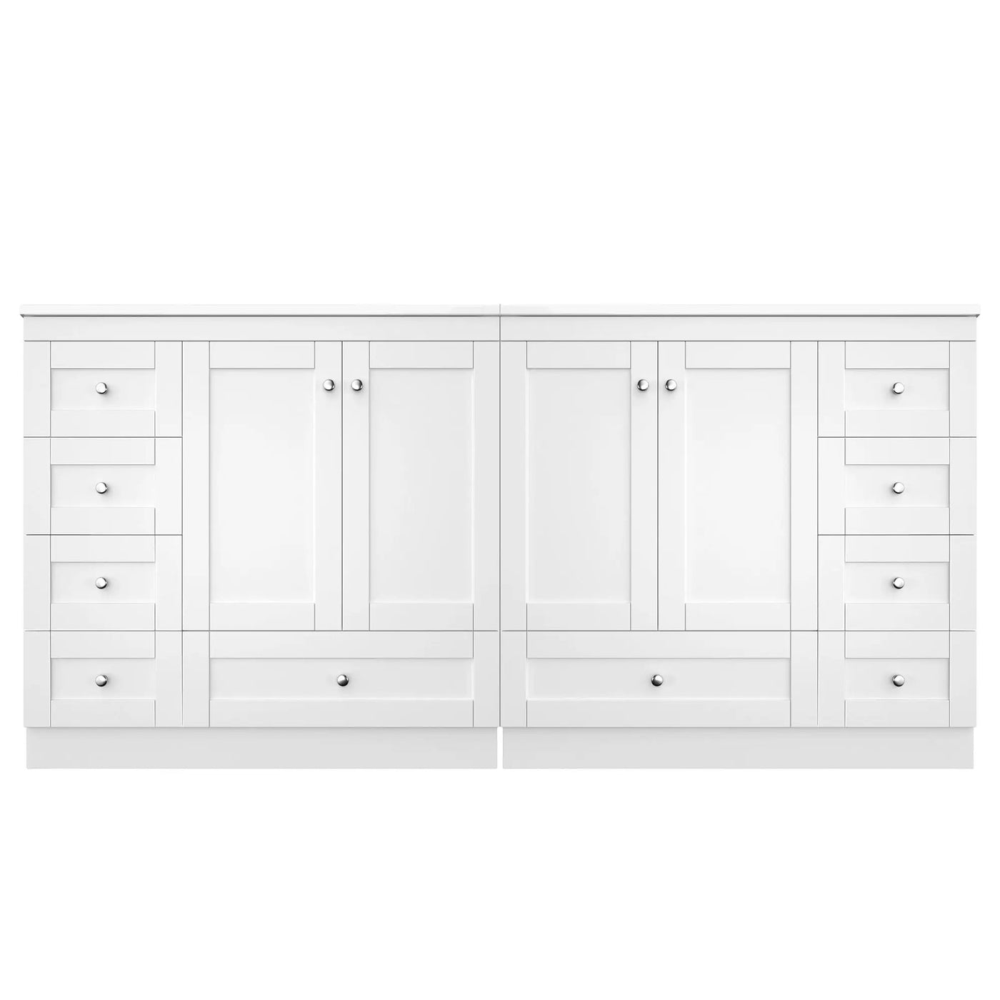 Shaker Free Standing Bathroom Vanity Cabinet & Sink, Soft Close Drawers, Soft Close Doors by Unique Piece Furniture