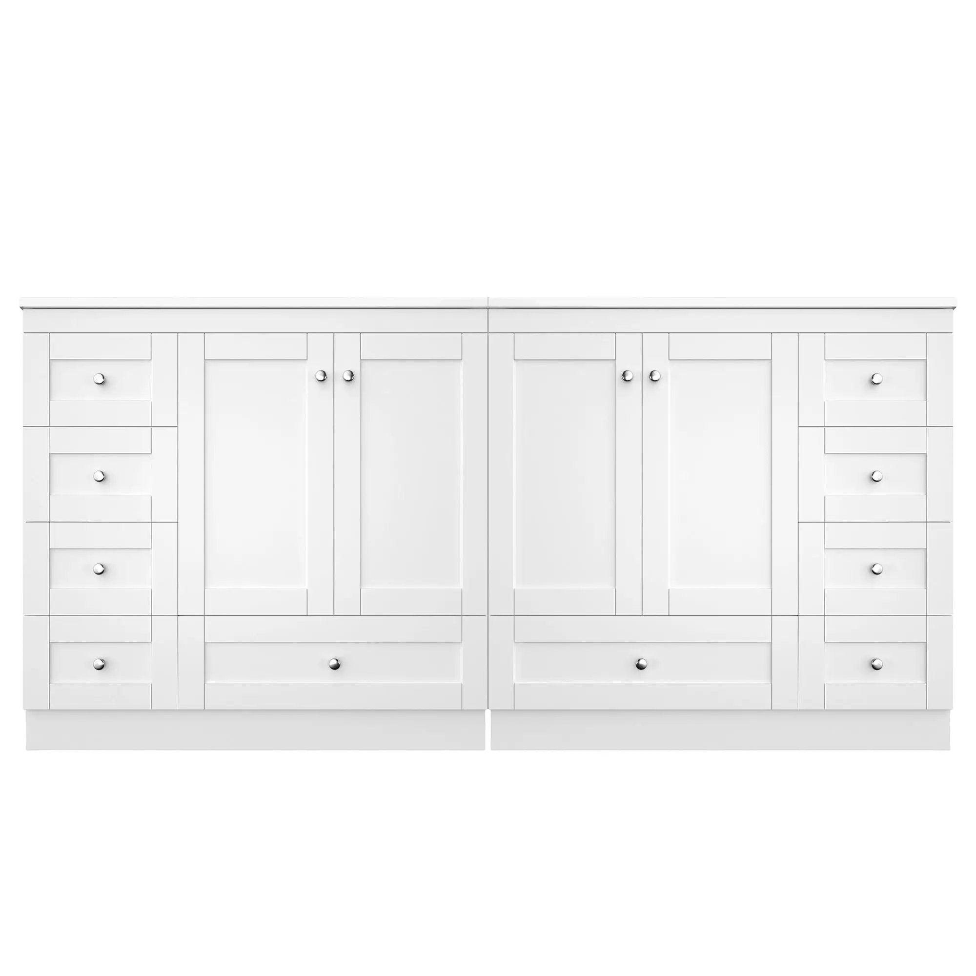 Shaker Free Standing Bathroom Vanity Cabinet & Sink, Soft Close Drawers, Soft Close Doors by Unique Piece Furniture