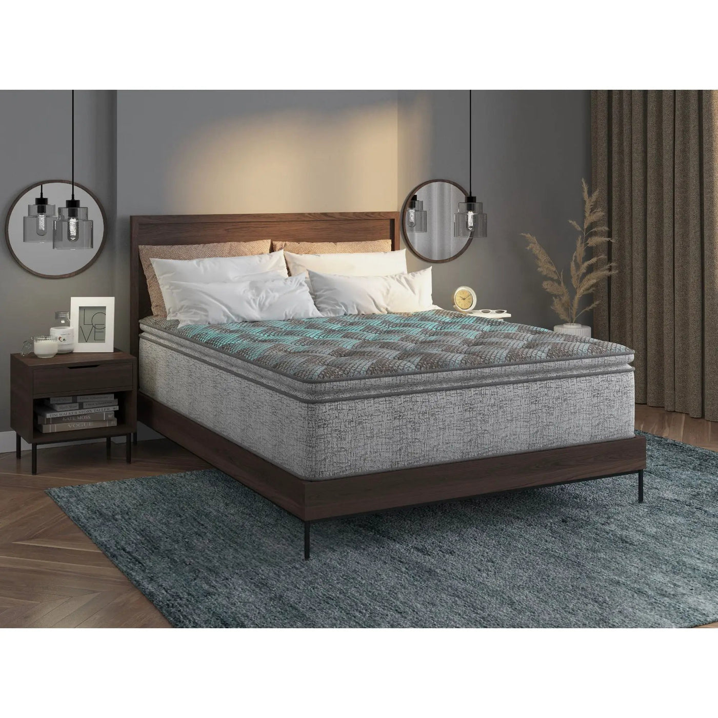 Comfort Care - 10" Hybrid Euro Top Mattress Plush Comfort by HouseOfZazla