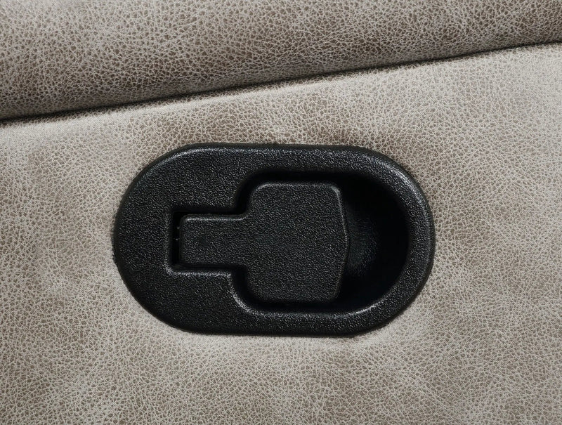 Greer Upholstered Swivel Glider Recliner Chair Taupe by Unique Piece Furniture