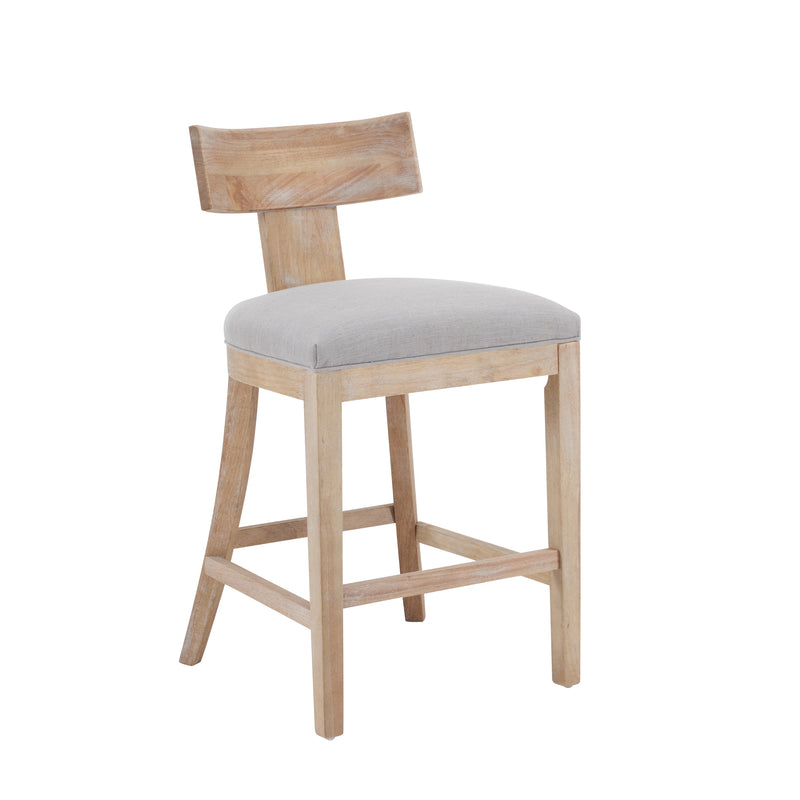 27" Counter Stools Set of 2, Upholstered Counter Height Bar Stools by HouseOfZazla