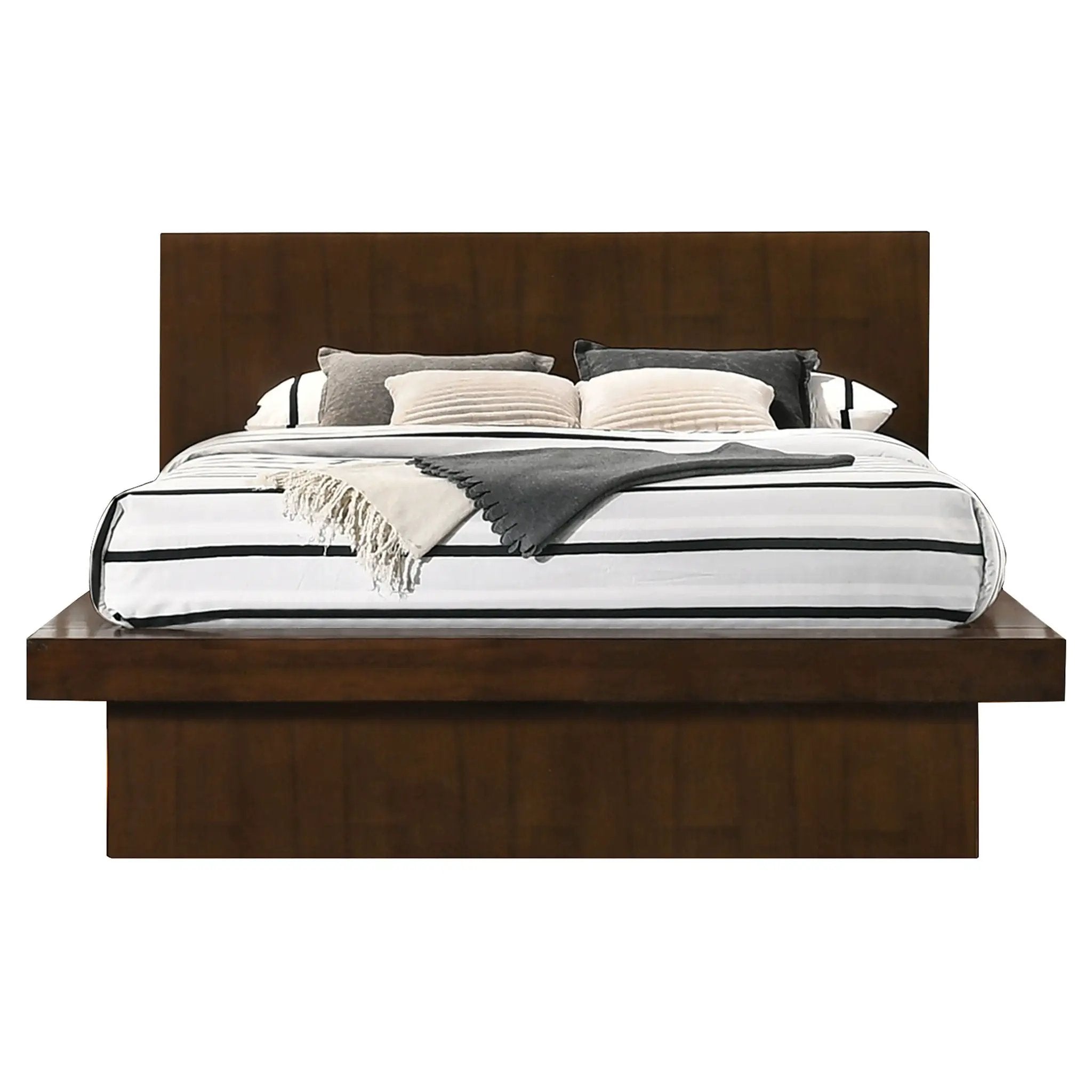 Jessica 5-piece Queen LED Bedroom Set Cappuccino by Unique Piece Furniture
