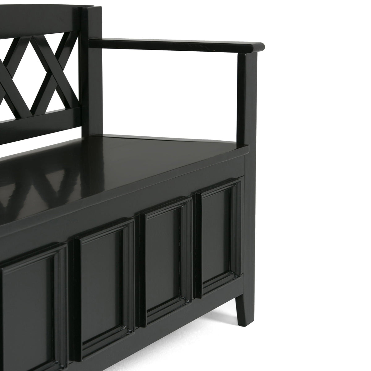Amherst - Handcrafted Entryway Storage Bench, photo 24 of 35