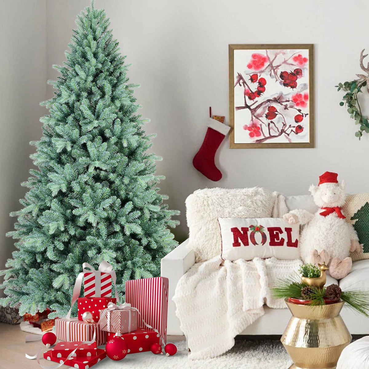 4FT Blue-Green Tint Christmas Tree