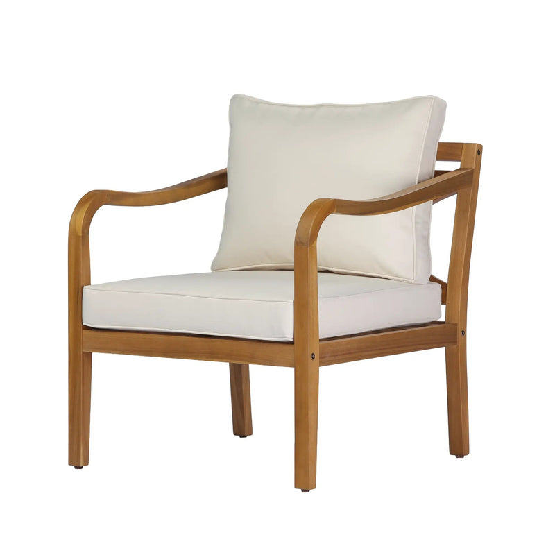 Acacia Wood Patio Furniture Club Chair by HouseOfZazla