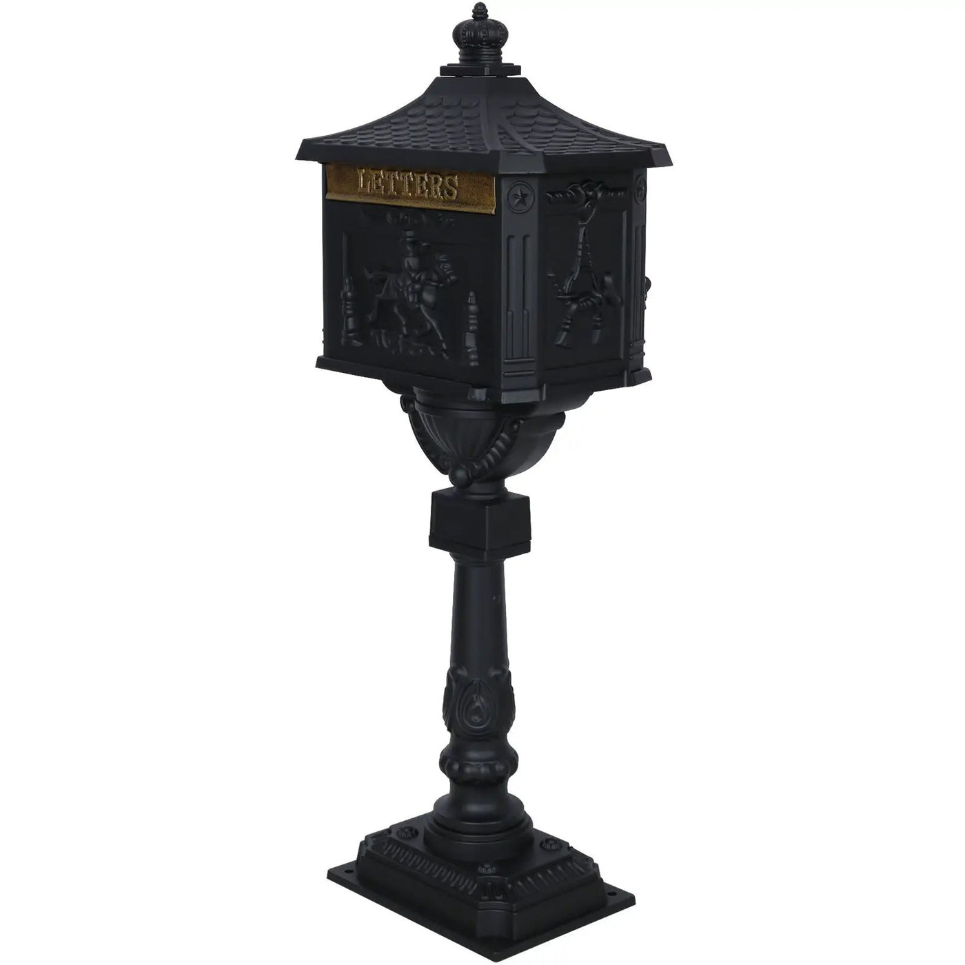 Cast Aluminum Mail Box, Postal Box, Mailbox by HouseOfZazla