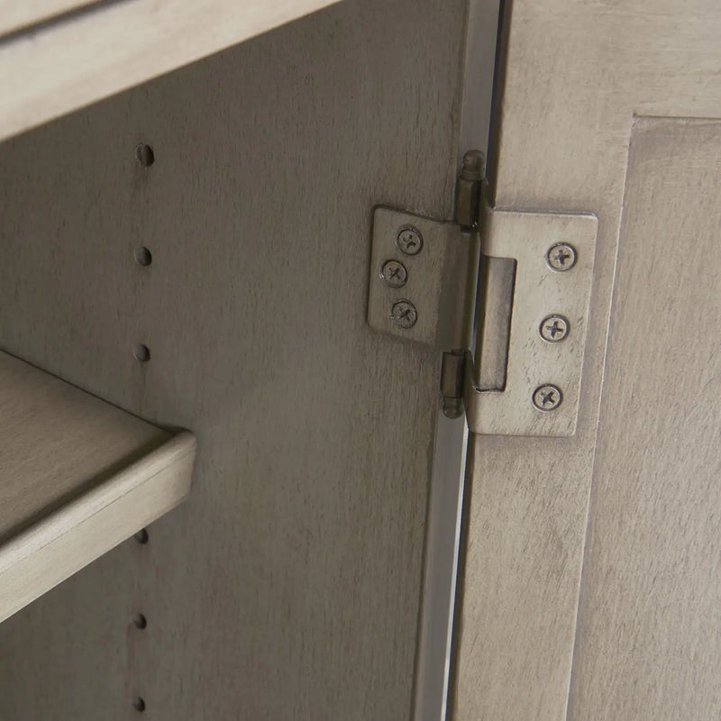 Dauphin - Handpainted Entryway Storage Cabinet - Gray Cashmere by Unique Piece Furniture
