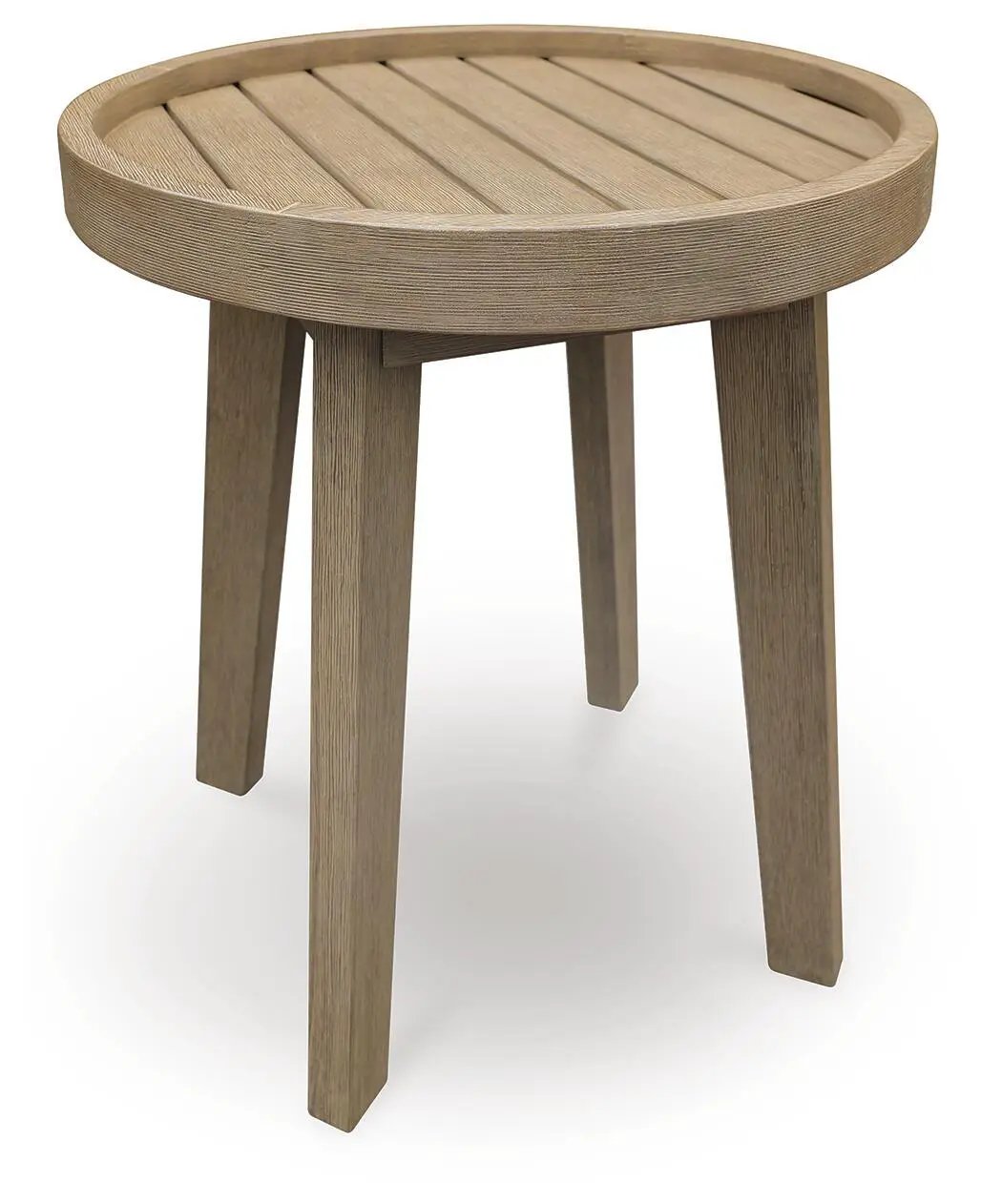 Marina Sun - Round End Table - Beige by Unique Piece Furniture