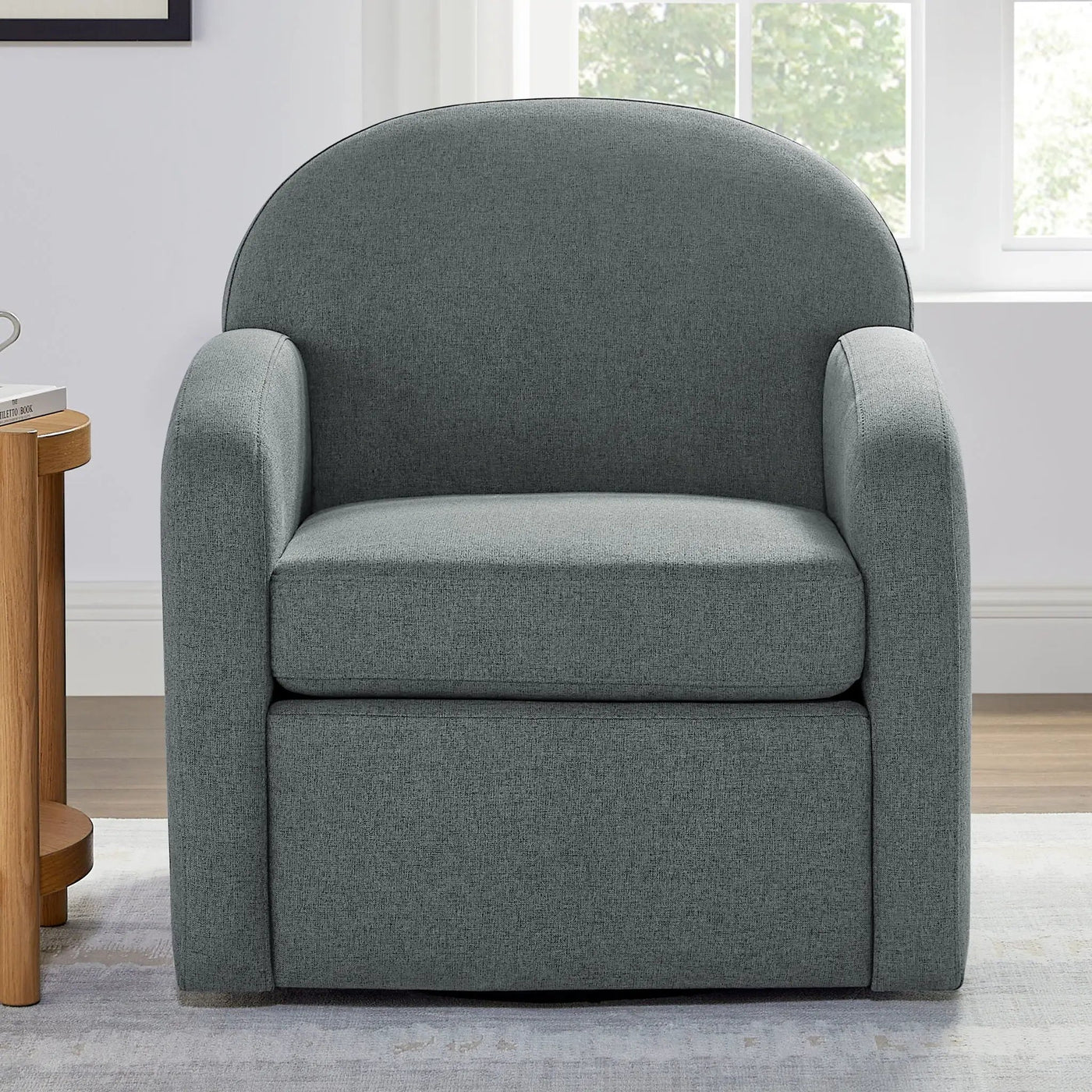 Eddie - Modern Swivel Chair With 360 Degree Functionality by HouseOfZazla