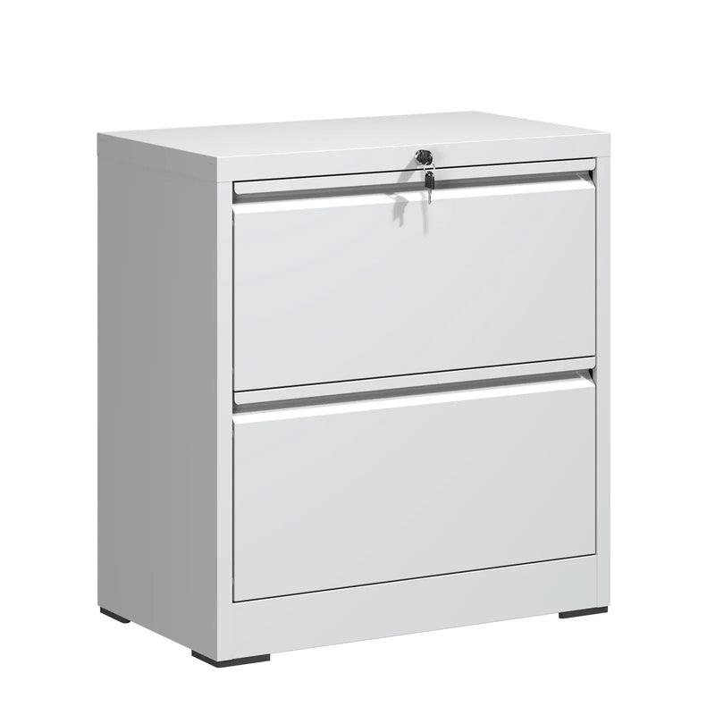 Premium Drawer Metal Lateral File Cabinet With Lock by Unique Piece Furniture