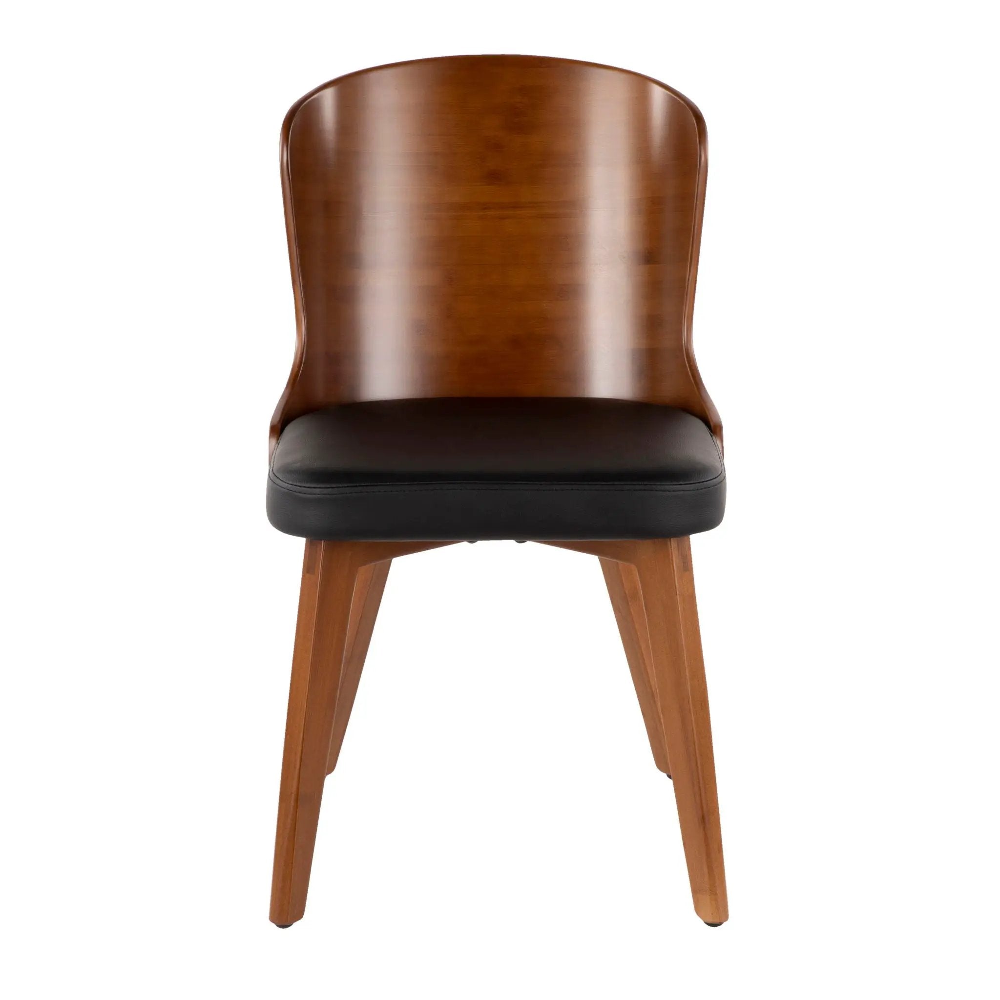 Bocello - Mid-Century Chair - Walnut / Black by Unique Piece Furniture