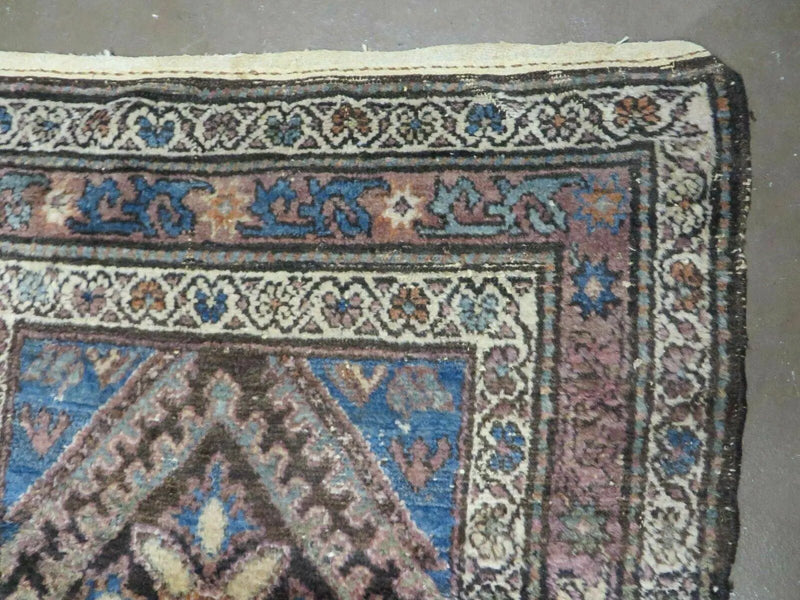 3' X 6' Antique Handmade India Floral Oriental Wool Rug Veg Dyes Nice by Jewel Rugs