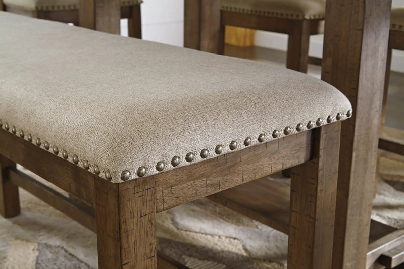 Moriville - Double UPH Bench - Beige by Unique Piece Furniture