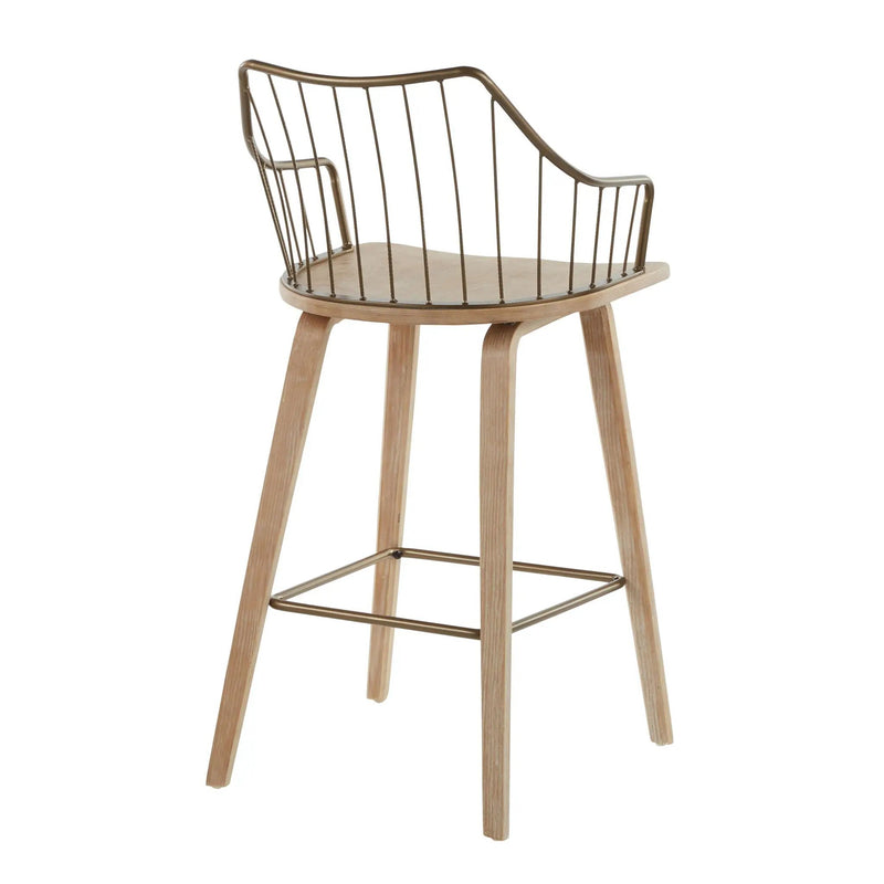 Winston - Farmhouse Counter Stool by Unique Piece Furniture