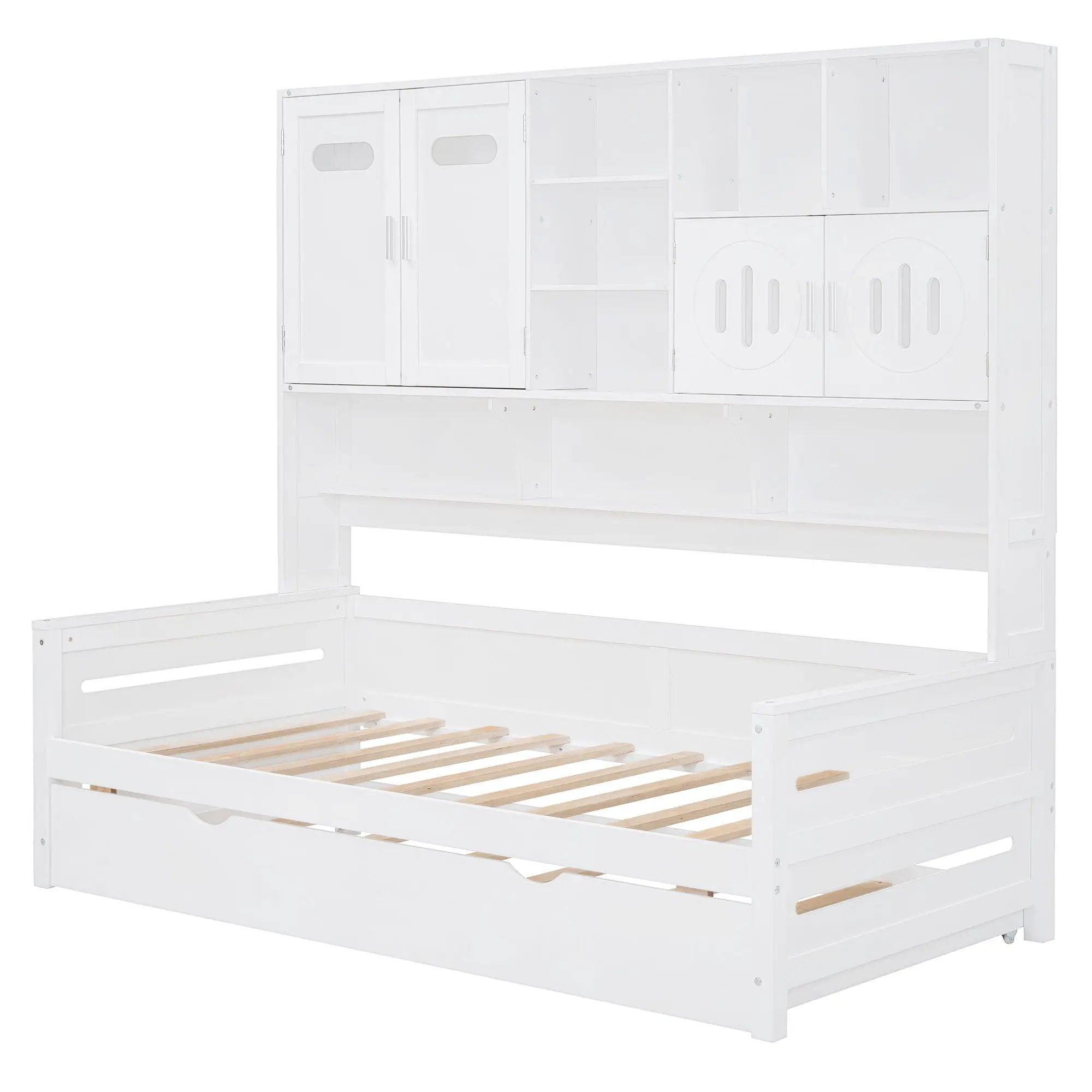 Daybed With All-In-One Cabinet And Shelf by Unique Piece Furniture