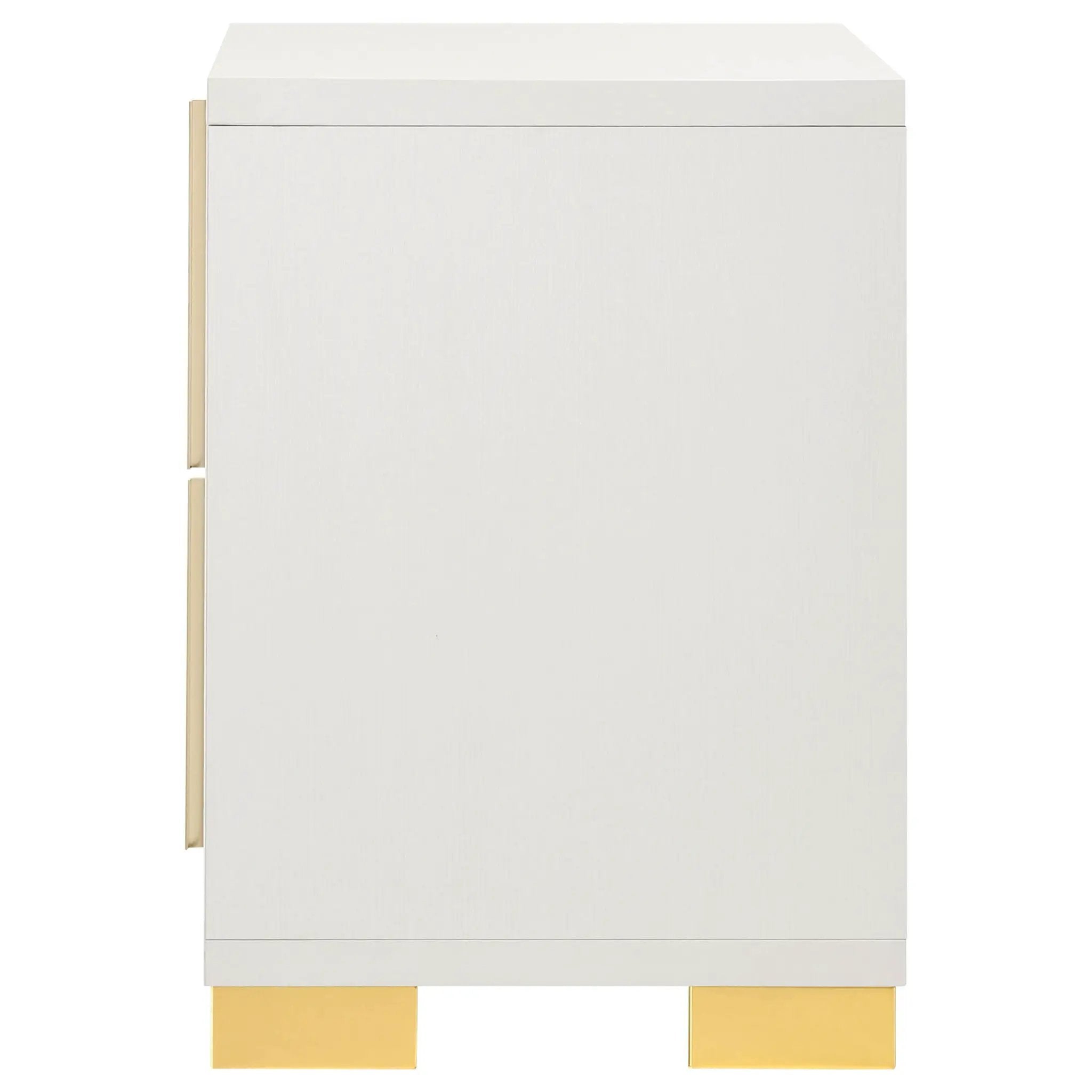 Marceline 2-drawer Nightstand White by Unique Piece Furniture