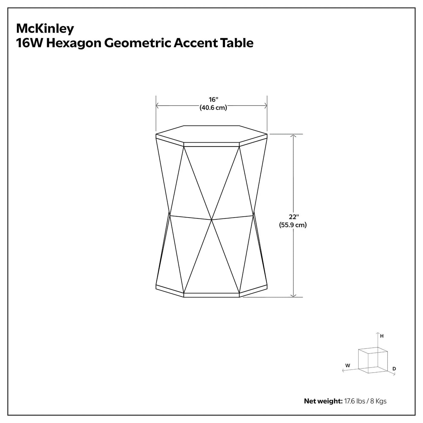 Mckinley - Side Table by HouseOfZazla