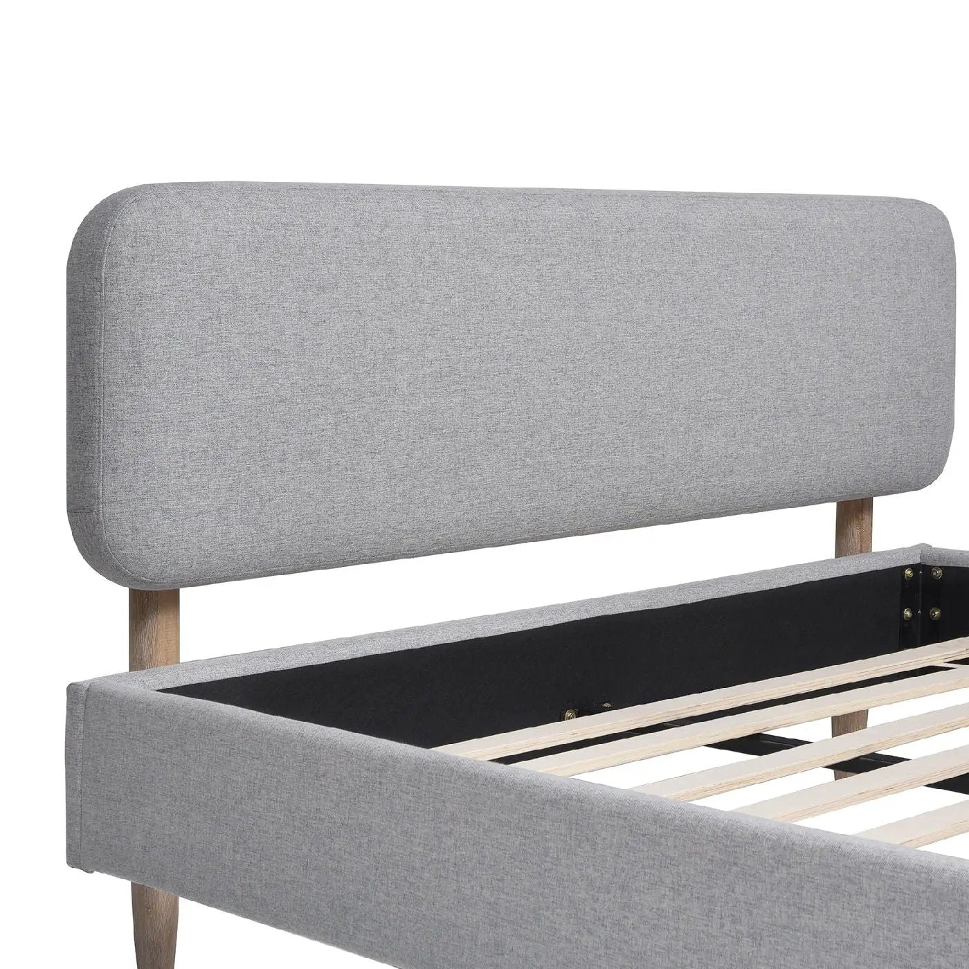 Diego - Low Upholstered Platform Bed by HouseOfZazla