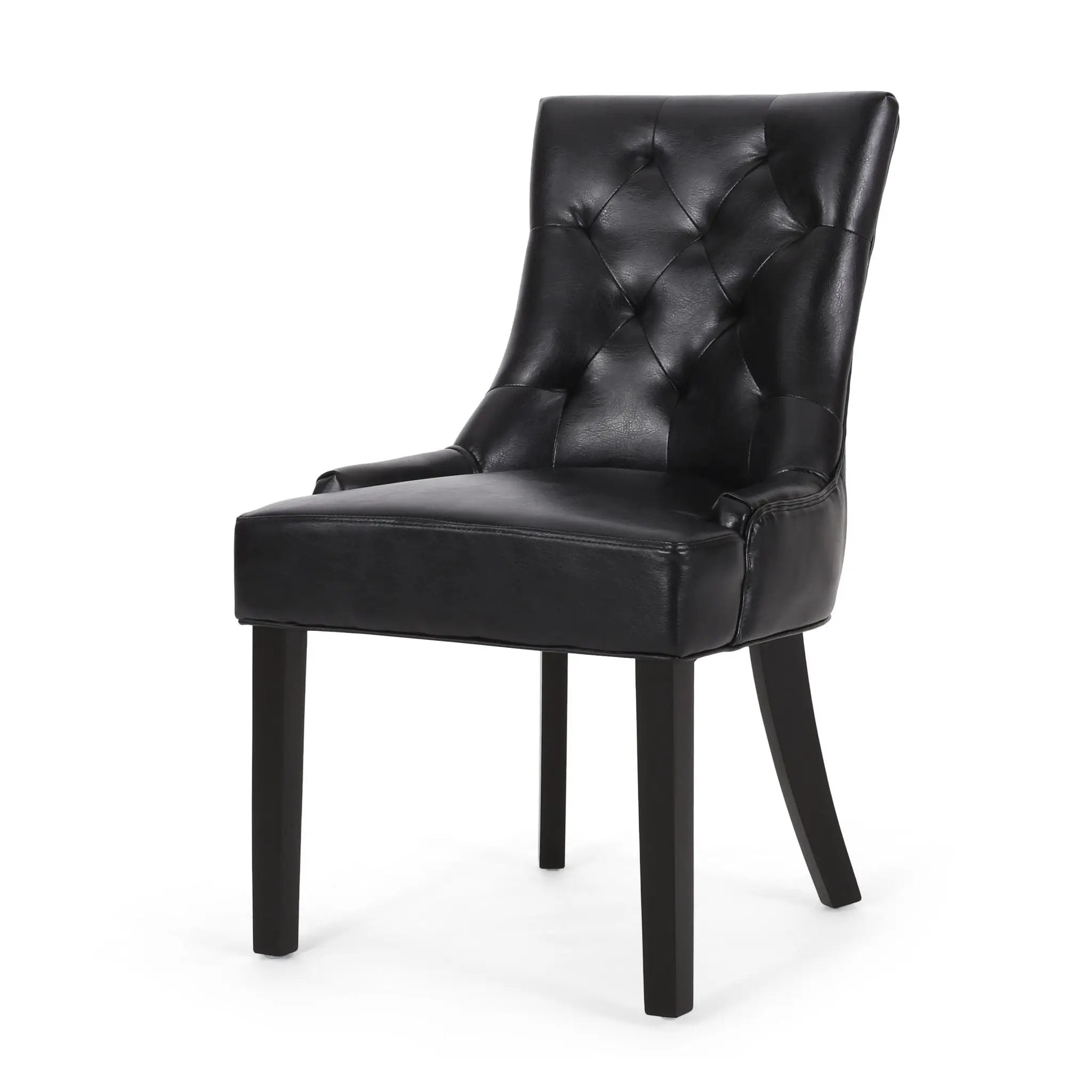 Cheney Contemporary Dining Chair Tufted Upholstery (Set of 2) by HouseOfZazla