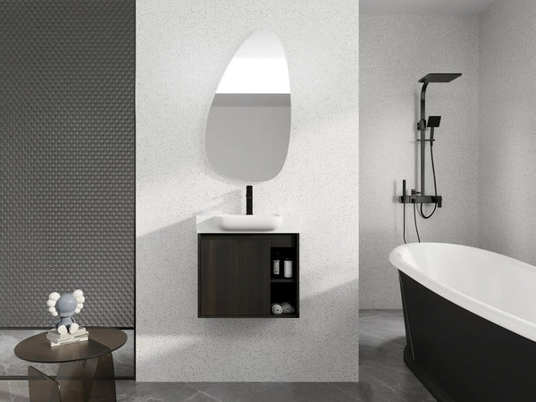 24" Wall-Mounted Bathroom Vanity, photo 2 of 10
