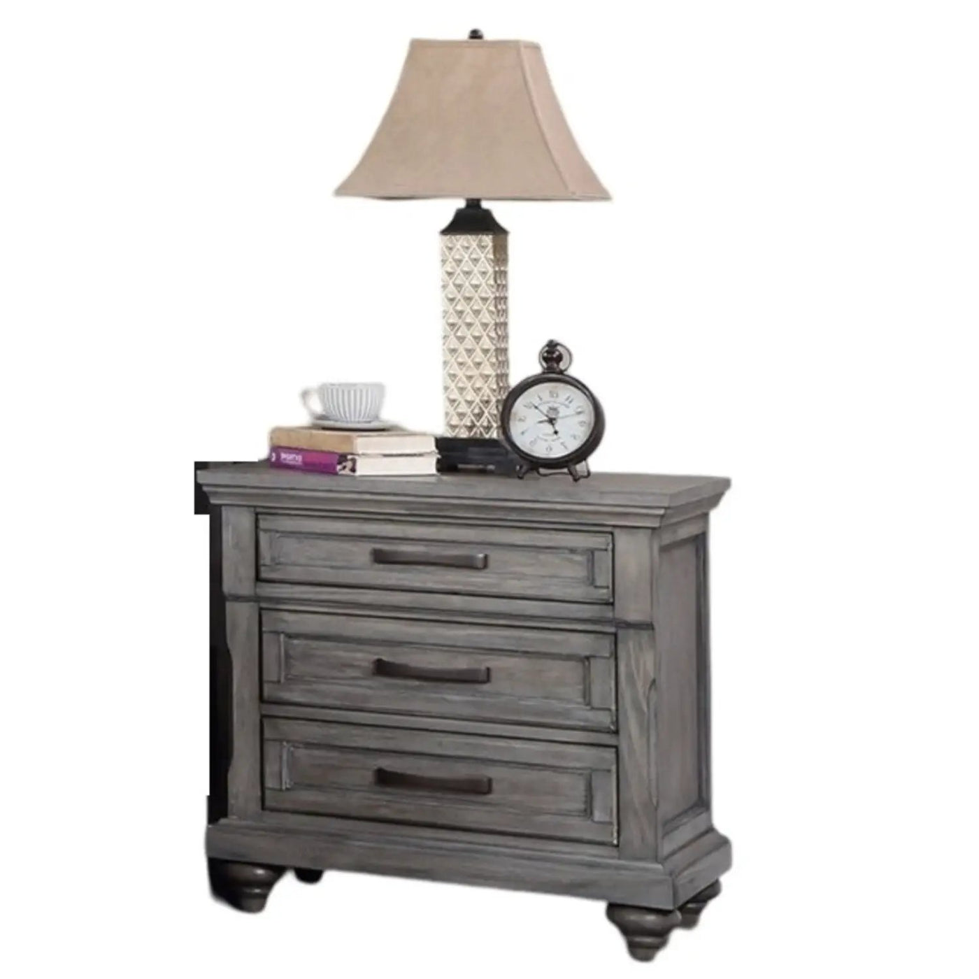 3 Piece Bedroom Set, Bed With 2 Nightstands by HouseOfZazla